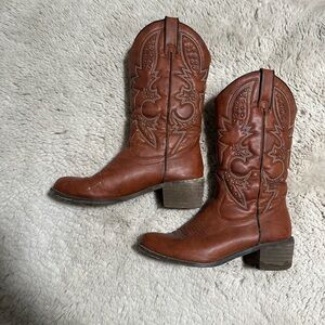 Brown Western Cowgirl Boots